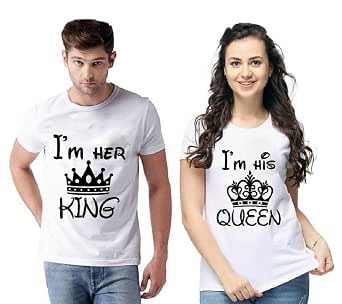 Buy vfesta Round Neck Matching Couple T 