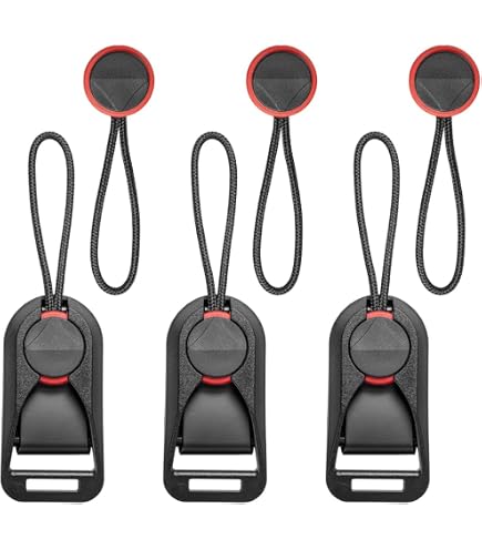 Kit Fibbie A Sgancio Rapido Per Cinghia Fotocamera – 6 Pezzi In 3 Colori, Resistenti E Universali
