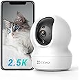 EZVIZ 4MP 2.5K Indoor Security Camera Wireless with App, No Subscription, Baby Monitor, Pet Camera. Motion Detection, Auto Tracking, Night Vision, Alarm, Two Way Audio, Alexa Google IFTTT Control(CP1)