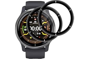 IQShield Screen Protector for Garmin Venu 2, 2 Pack Ultra Clear Tempered Glass Protective Film for Garmin Venu 2, 3D Full Coverage, Touch Sensitive, 9H Hardness, Bubble Free