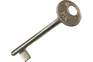 effedielle Chiave PASSPARTOUT per serrature patent marca AGB da interno,finitura nichelata,apre tutte le serrature serie CENTRO e serie patent vecchio tipo AGB