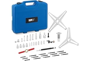 MSW Coffret D'Outils Pour Embrayage SAC Centreur Centrage Kit À Compensation Automatique D'Usure Rattrapage De Jeu MSW-ETT-14 (Outillage Automobile Professionnel, 38 Pièces, Acier, Mallette Comprise)