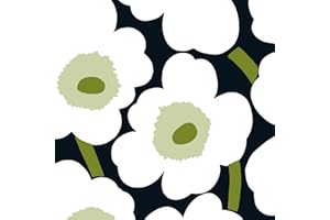 Ideal Home Range 20-Count Boston International 3-Ply Paper Cocktail Napkins, Marimekko Black Unikko
