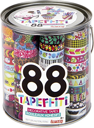 Preisvergleich Produktbild Lansay 11796 - Barrel 88 Rollen Tapefitti