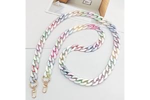 WAMBERE Handykette Universal zum Umhängen-Kompatibel mit jedem Handy und Smartphone,Kette zum Umhängen,Diagonale Spannweite Handy Kette,Bunte Telefonkette aus Acryl,Tasche Anhänger,Gemischte Farbe