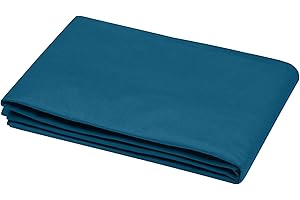 STOF Lovely Casa - Lenzuolo sopra – Misura 240 x 300 cm – 100% cotone certificato Oeko-Tex – Colore petrolio – Modello Eden – Morbido e confortevole per un nido accogliente