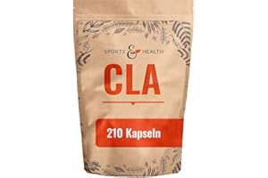 ‎CDF SPORTS & HEALTH SOLUTIONS CLA Kapseln - 210 Kapseln - 3000mg pro Tagesdosierung - Hochdosiert - Konjugierte Linolsäure