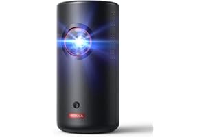 Nebula Anker Capsule 3 Laser 1080p Proyector Portatil, Smart, Wi-Fi, Mini Proyector Portátil, Dolby Digital, Enfoque automático, Imagen de 120 Pulgadas, 2,5 Horas de Tiempo de reproducción
