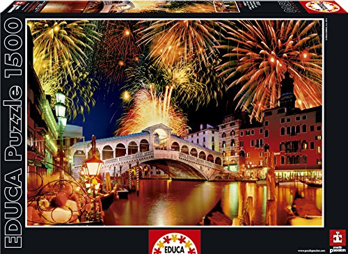 Puzzles Educa - Fiesta en el Puente de Rialto, Puzzle de 1500 Piezas (15531)