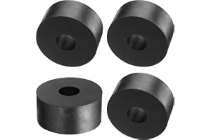 QUARKZMAN 4 st gummidistanser, tjocka anti-vibrationsgummibrickor stötdämpare hemreparationskuddar, 60 mm ytterdiameter, 20 m