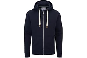 Charles Wilson Original Sudadera de Hombre Algodón Premium Capucha Cremallera
