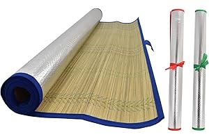 VIVAAS Straw Rolled Beach Mat 70 x 180cm Picnic Mat Outdoor And Camping Perfect For Beach Or Garden Just Unroll It And You Are Ready To Unwind 1 X Random Color Will Be Sent