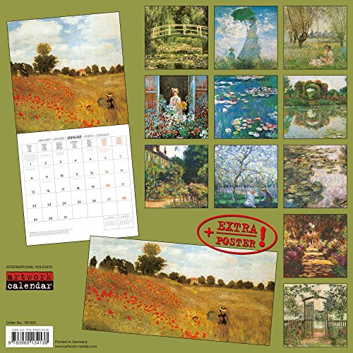 Claude Monet 2018: Kalender 2018 (Artwork Edition)