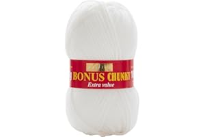 Sirdar Hayfield Bonus Chunky, White (961), 100g