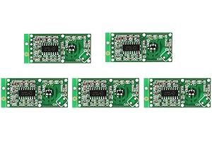 WINGONEER 5 szt. Czujnik radarowy RCWL-0516 moduł przełącznika ludzki wykrywacz płyt indukcyjnych