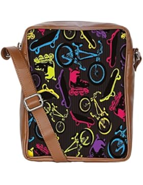 Snoogg , Damen Umhängetasche mehrfarbig multi