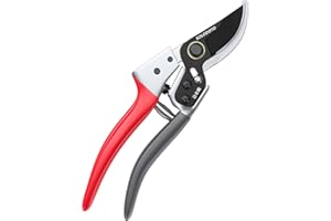 SOLODOTO SOLOTODO Garden Secateurs for Weak Hand, 5X Sharper German Technique Pruning Shears for Gardening, 6X Durabler Japanese SK5 Steel Garden Scissors, Bypass Secateurs Heavy Duty, Clippers for Plant Hedge