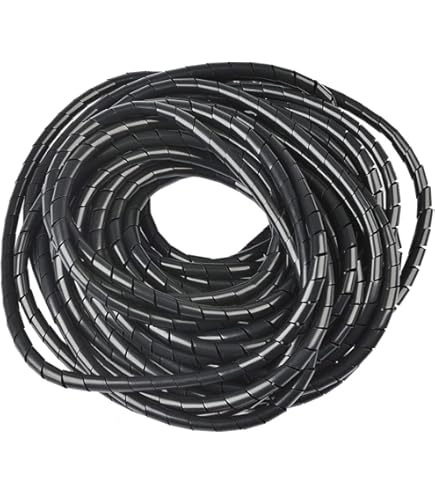 Electraline 1.8m Expandable Cable Sleeve - Spiral Cable Management Organizer, White 9 thumbnail image