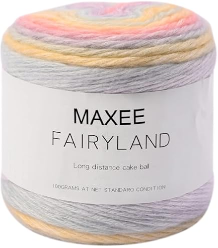 CEWROM Fil Dégradé De Couleur, 400 G (4 X 100 G) De Laine