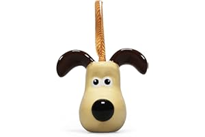 HALF MOON BAY Aardman - Collectable - Hanging Decorations - Wallace & Gromit Gromit Shaped Decoration