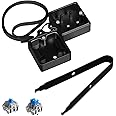 LexonElec Switch Opener Kit with Switch Puller Aluminum Keyboard Switch Opener for Cherry MX Gateron Kailh Box Outemu Akko Panda Switch, Switch Opener for Mechanical Keyboard with Metal Magnet - Black