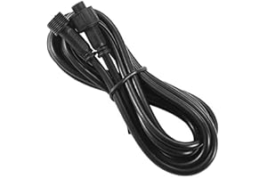 GEYUEYA HOME 3 Pin Extension Cable for Decking Lights,1M Extension Cable Wire for Deck Lights IP67 Waterproof- 1 Pcs