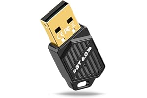 XIEANDKONG Dongle Bluetooth 6.0, Clé USB pour PC Adaptateur Faible Latence pour PC (EDR & BLE) Supporte Casque, Souris, Manette, Clavier, Imprimantes, PC, Smartphone, Tablette avec Windows 11/10/8.1/7 (BT620)