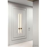 DEKORATİF BOYANABİLİR POLİ&Uuml;RETAN DUVAR &Ccedil;ITASI- 2 Lİ HAZIR &Ccedil;ER&Ccedil;EVE SETİ (SET 389) BEYAZ 120 x 90