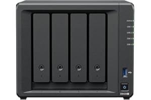 ‎SYNOLOGY Synology DS423+ 4-Bay Diskstation NAS (Intel Celeron J4125 4-Core 2GB Ram 2xRJ-45 1GbE LAN-Port) 24TB Bundle mit 4 x 6TB WD RED Plus HDD (WD60EFZX - 68B3FN0)