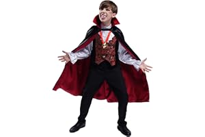 SEA HARE Pojkens halloween gotisk vampyr maskeraddräkt