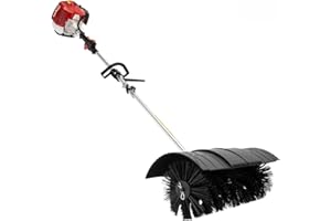 CHERIPOLI 52CC 2.3 HP Broom Snow Shovel, Snow Clever, Hand Sweeper, Outdoor Sweeper, Street Sweeping Tool