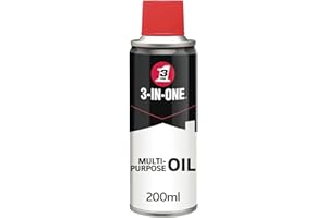 3-IN-ONE 200ml Multi Use Aerosol - Lubricates Moving Parts, Cleans & Protects, Prevents Rust And Tarnish And Stops Squeaks