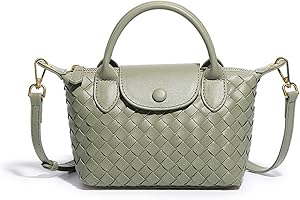 WAIYQJU Mini Small Size Braided Luxury Leather Women's top Handle Handbag Fashion Travel Daily Satchel