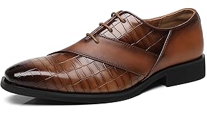SANNAX Zapatos Masculinos, Zapatos de Traje, Zapatos de Cuero Masculinos, Zapatos Casuales, Zapatos Comerciales, Zapatos de Boda Oficiales