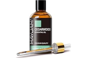 ‎MAYJAM Ätherisches Öle Zedernholz 100ML, MAYJAM Zedernholzöl 100% Rein, Ideal für Haarpflege Aromatherapie Diffuser Duftöl Massage