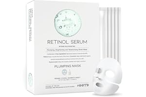 #OOTD Retinol Sheet Mask – Masque au rétinol pour renouveler et adoucir la peau. Idéal pour lutter contre les signes de l’âge. Soin végan et beauté coréenne (Lot de 10)