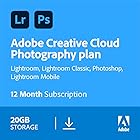 Adobe Creative Cloud Photography plan 20GB: Photoshop + Lightroom | 1 Year | PC/Mac | Download