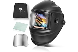 STAHLWERK Automatik-Schweißhelm 3 in 1 BOOSTER - Schweißerhelm mit True-Colour, autom. Abdunkelung DIN 4-13, Jobspeicher, optische Klasse 1/1/1/2, Sichtfeld 116 x 81 mm, Schweißschild, Schweißmaske