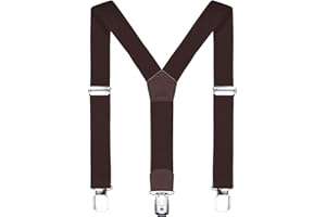 DonDon Bretelles pour enfant garçon 2 cm fin longueur réglable pour une hauteur de 80 cm jusqu´à 110 cm, de 1 à 5 ans