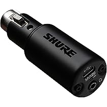 Interfaz digital Shure MVX2U XLR a USB con conector para