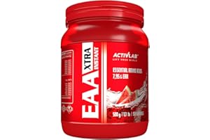 Activlab Eaa Xtra Instant 500g Jar | 8 Essential Exogenous Amino Acids with B Vitamins | Workout Powder Supplements | Eaa Supplement for Men, Women and Athletes - Watermelon Flavour