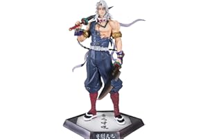 Puruuige Anime Uzui Tengen Figure, 30,5 cm Anime Cartoon Personaggi Statua Collezionabili Modello Figura Giocattoli Ornamenti per i fan Collezione Regali