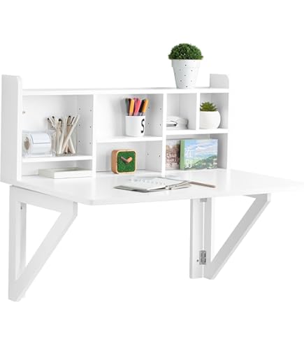 IAE Table Pliante Murale Avec Bois De Pin, 61 X 35,6 Cm