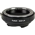 Fotodiox Lens Mount Adapter with Leica 6-Bit M-Coding - Nikon Nikkor F Mount G-Type D/SLR Lens to Leica M Mount Rangefinder Camera Body with Built-In Aperture Control Dial