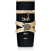 Lattafa Asad Perfume, fragancia refrescante de madera y almizcle, 100 ml, perfume unisex (paquete de 1)