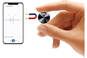 DIZERLIN Magnetic Mini Voice Activated Recorder Micro Recording Device Digital Small Sound Recorder Devices Audio Recorder for meeting learning