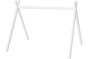 roba Palestrina per Neonati e Bambini - Metodo Montessori - per la Coordinazione - 0-6 mesi - Accessori in Peluche da Appendere - Legno Massiccio - Bianco