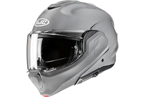 HJC, Casque Moto Modulable F100 UNI Nardo Gray, L