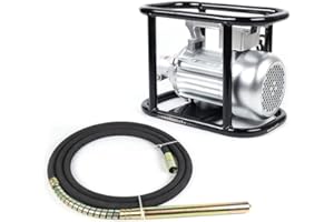 DIFU Vibrador eléctrico de 1500 W, 50 mm, 220 V, para hormigón, carga pesada, vibrador interior, 2800 rpm, para hormigón, solidificación, compactador de hormigón y botellas vibratorias