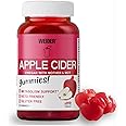 Weider Apple Cider Vinegar Gummies - Gummies with apple cider vinegar and coconut oil - vitamins B6, B9, B12 - metabolic enhancement - keto diet - vegan - allergen free - 50 gummies